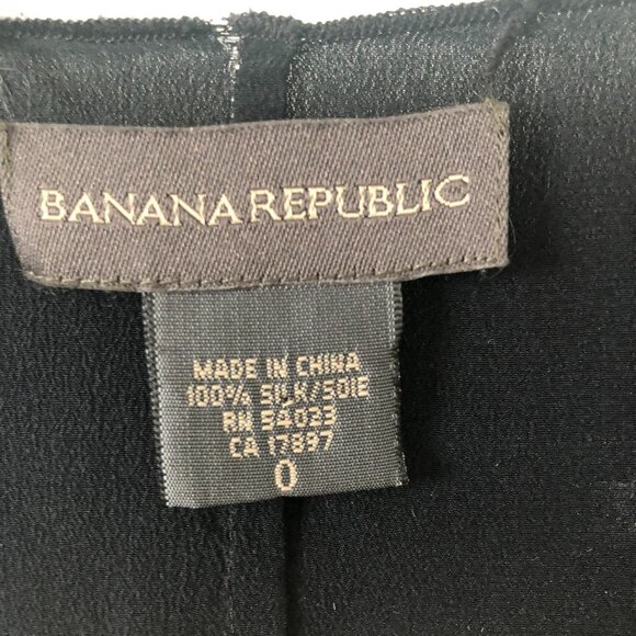 Banana Republic Dress Women’s Black Sleeveless V-neck - Picture 3 of 3